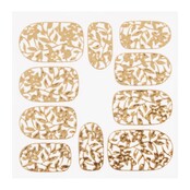 Metallic Filigree Sticker KOR-006 Gold Metallic Filigree Sticker KOR-006 Gold