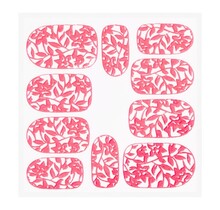 Metallic Filigree Sticker KOR-006 Neon Pink
