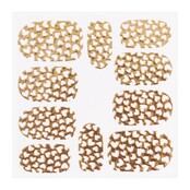 Metallic Filigree Sticker KOR-008 Gold