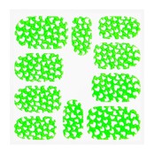 Metallic Filigree Sticker KOR-008 Neon Green Metallic Filigree Sticker KOR-008 Neon Green