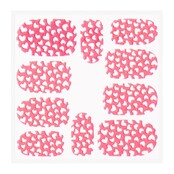 Metallic Filigree Sticker KOR-008 Neon Pink