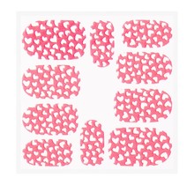 Metallic Filigree Sticker KOR-008 Neon Pink