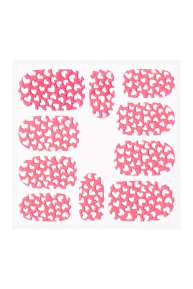 Metallic Filigree Sticker KOR-008 Neon Pink