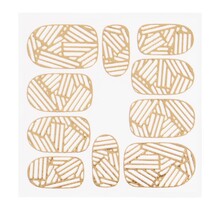 Metallic Filigree Sticker KOR-010 Gold