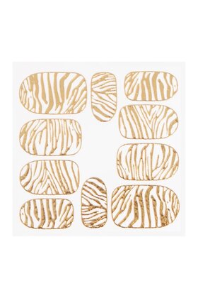 Metallic Filigree Sticker KOR-014 Gold
