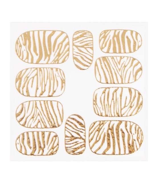 Metallic Filigree Sticker KOR-014 Gold Metallic Filigree Sticker KOR-014 Gold