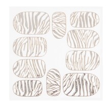 Metallic Filigree Sticker KOR-014 Silver