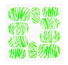 Metallic Filigree Sticker KOR-014 Neon Green