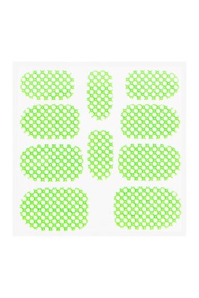 Metallic Filigree Sticker KOR-015 Neon Green