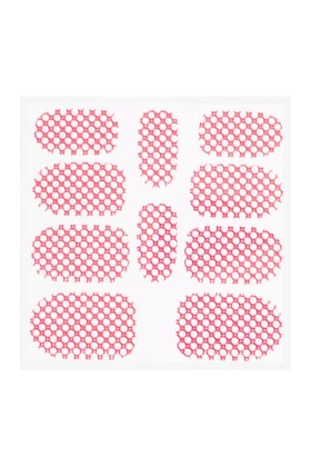 Metallic Filigree Sticker KOR-015 Neon Pink