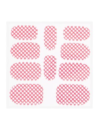 Metallic Filigree Sticker KOR-015 Neon Pink