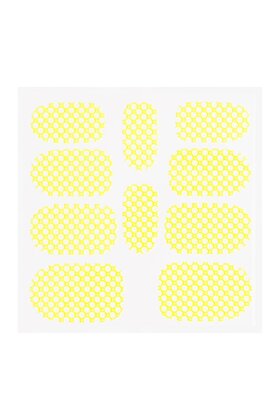 Metallic Filigree Sticker KOR-015 Neon Yellow