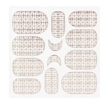 Metallic Filigree Sticker KOR-016 Silver