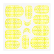 Metallic Filigree Sticker KOR-016 Neon Yellow
