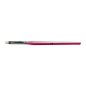 Gel Penseel Pink Wooden Handle #6