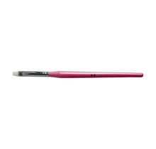Gel Penseel Pink Wooden Handle #6