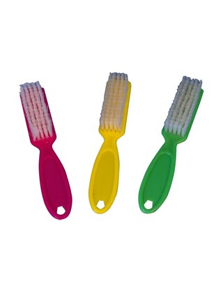 Manicureborstel Plastic (met steel)