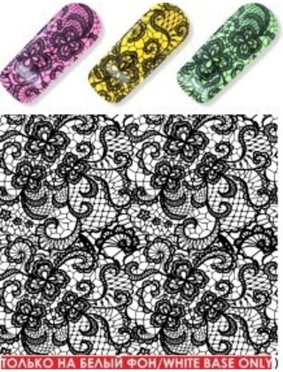 Water Transfer Tattoo N160 Black*