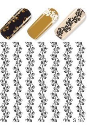 Water Transfer Tattoo S187 Black