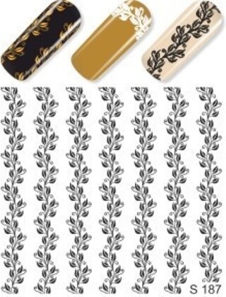 Water Transfer Tattoo S187 Black