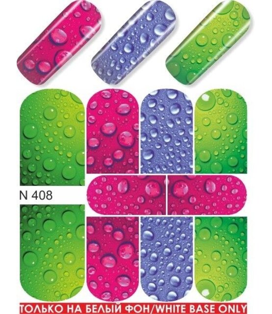 Water Transfer Tattoo N408