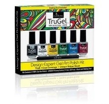 TruGel Design Expert Gel Art Polish Kit - Neon Collection 6 Colors