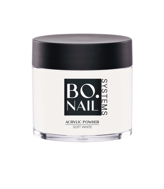 BO.NAIL Acrylic Powder Soft White (25 gr)
