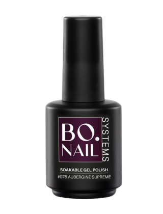 BO.NAIL Soakable Gelpolish #075 Aubergine Supreme (15ml)