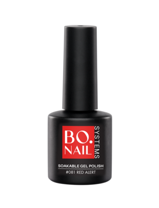 BO.NAIL Soakable Gelpolish #081 Red Alert (7ml)