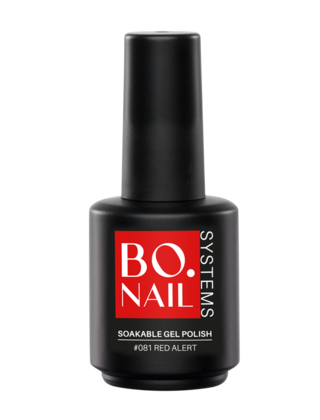 BO.NAIL Soakable Gelpolish #081 Red Alert (15ml)