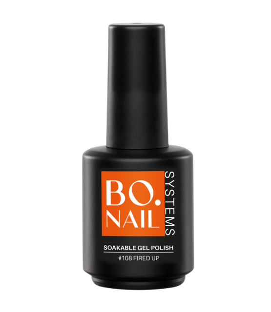 BO.NAIL Soakable Gelpolish #108 Fired Up (15ml) BO.NAIL Soakable Gelpolish #108 Fired Up (15ml)
