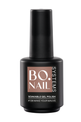 BO.NAIL Soakable Gelpolish #136 Make Your Mauve (15ml)