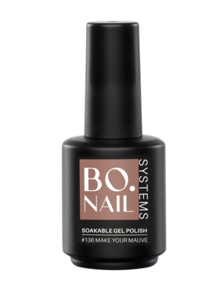 BO.NAIL Soakable Gelpolish #136 Make Your Mauve (15ml)