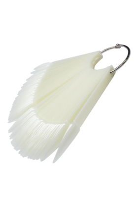 Color Ring Stiletto Natural (50 tips)