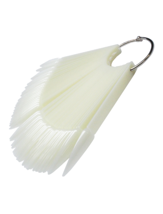 Color Ring Stiletto Natural (50 tips)