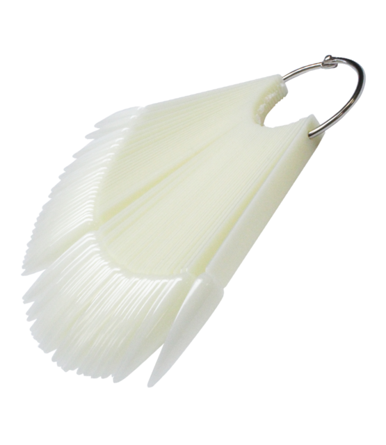 Color Ring Stiletto Natural (50 tips)