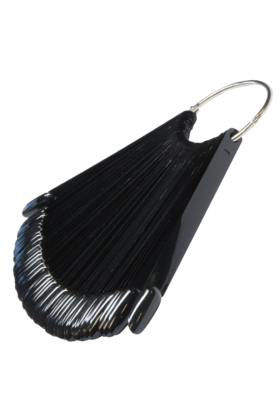 Color Ring Oval Black (50 tips)