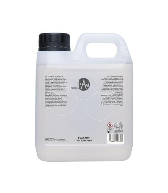 I.Am Soak Off Gel Remover (1000ml)