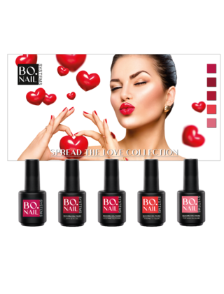 BO.NAIL Spread The Love Collection  (5x 15ml)