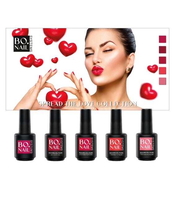 BO.NAIL Spread The Love Collection  (5x 15ml) BO.NAIL Spread The Love Collection  (5x 15ml)