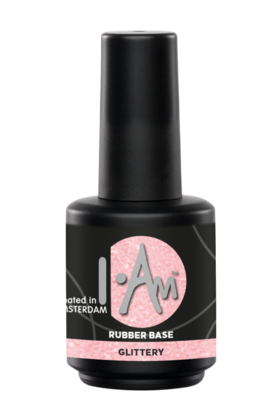 I.Am Rubber Base Glittery (15ml)
