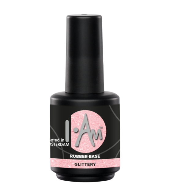 I.Am Rubber Base Glittery (15ml)