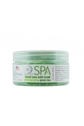 Dead Sea Salt Soak Lemongrass + Green Tea 3oz