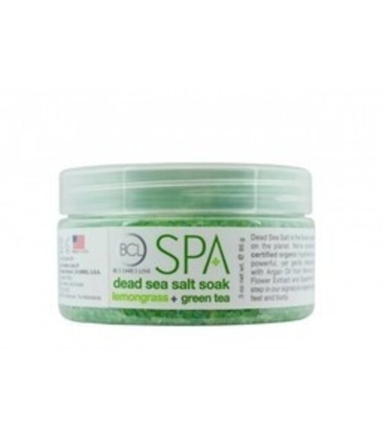Dead Sea Salt Soak Lemongrass + Green Tea 3oz