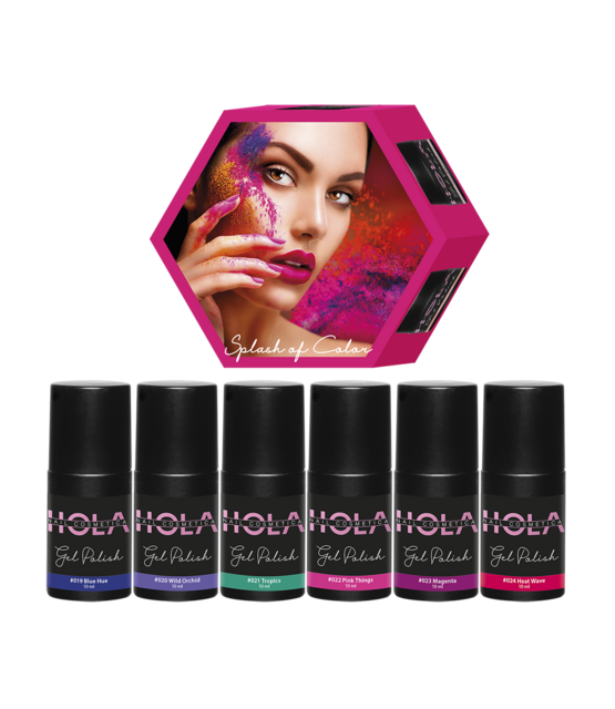 Splash of Color Gelpolish Collection (6x10ml)