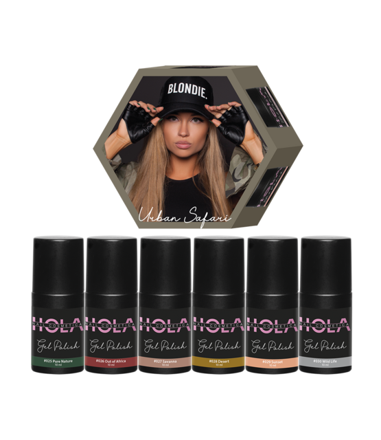 Urban Safari Gelpolish Collection (6x10ml) Urban Safari Gelpolish Collection (6x10ml)