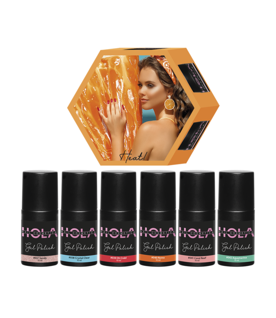 Heat! Gelpolish Collection (6x10ml) Heat! Gelpolish Collection (6x10ml)