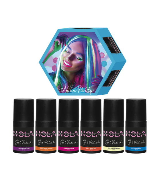 Neon Party Gelpolish Collection (6x10ml) Neon Party Gelpolish Collection (6x10ml)
