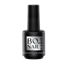 BO. Soakable Matte Top Gel HEMA Free (15ml)