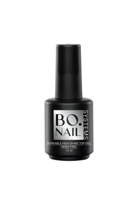 BO. Soakable High Shine Top Gel HEMA Free (15ml)